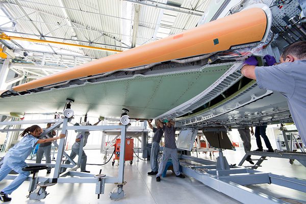 Brandstoftank vliegtuig