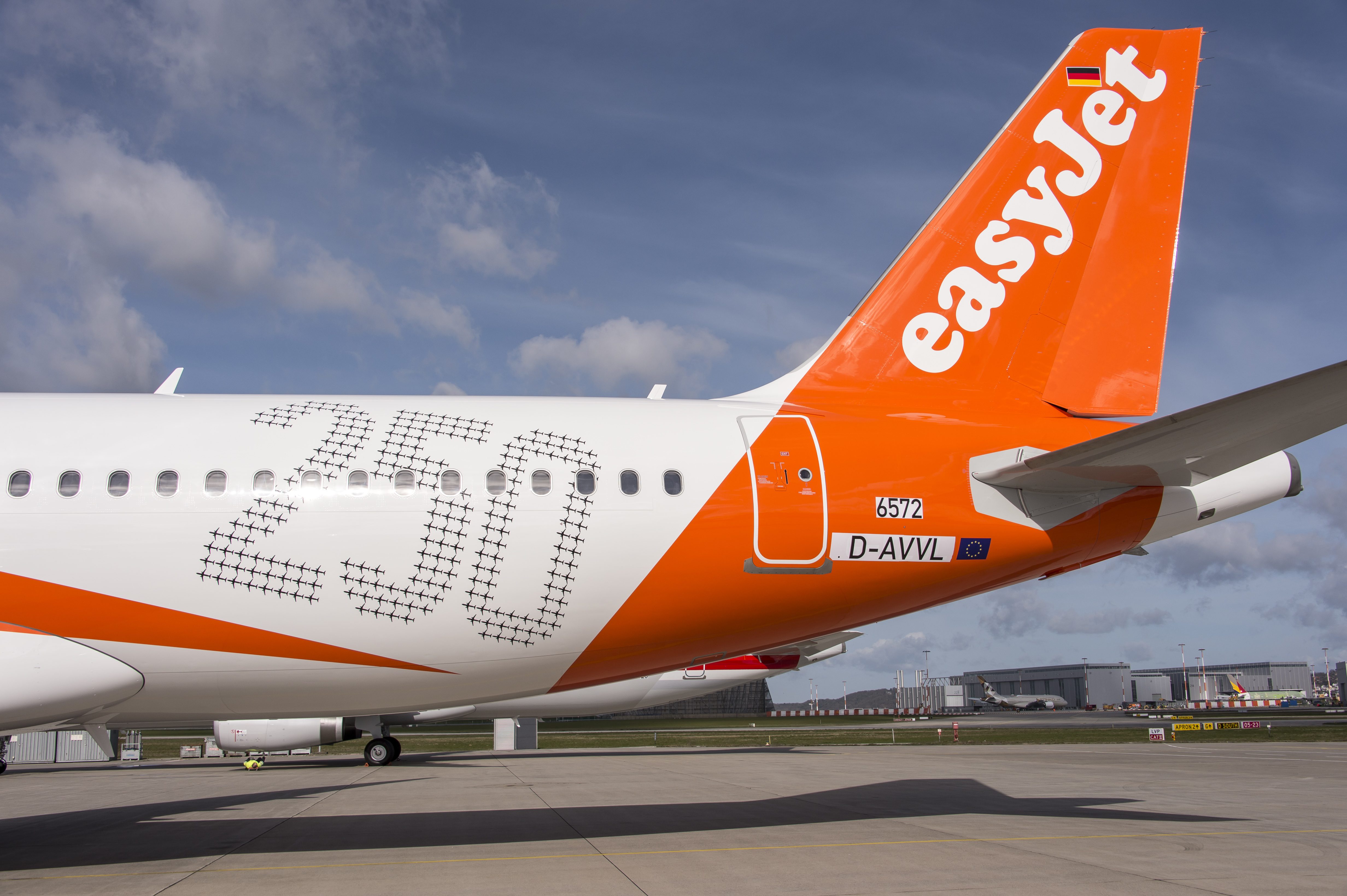 Tweehonderdvijftigste Airbus Voor EasyJet
