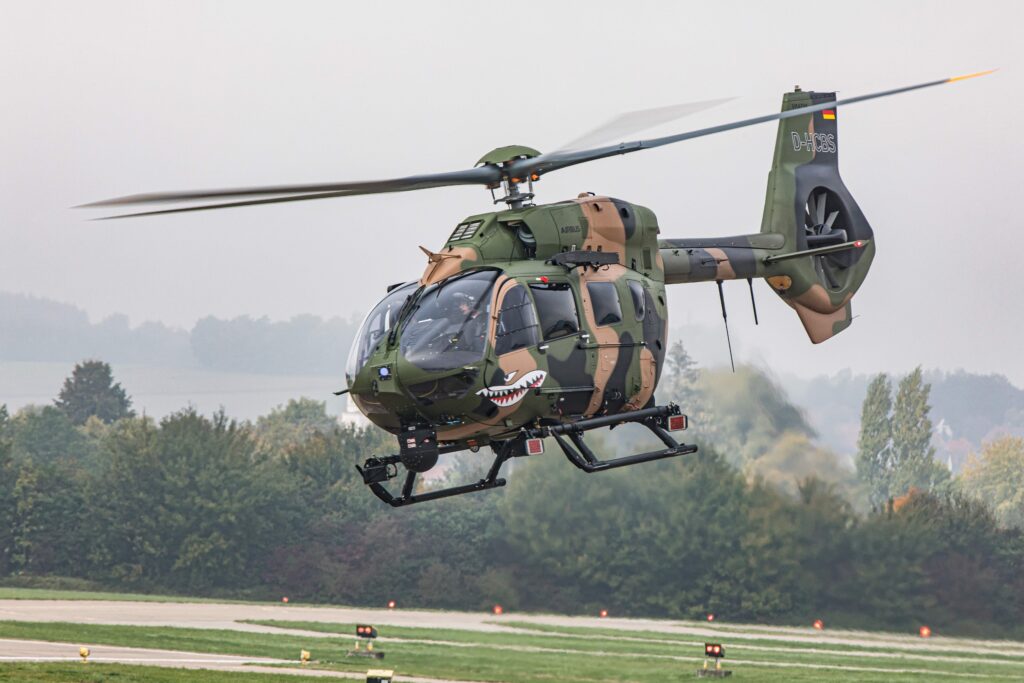 Een tweemotorige H145M van Airbus Helicopters.