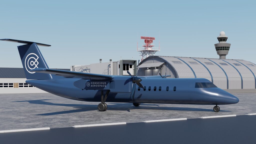 Conscious Aerospace Dash-8 3000 demonstrator.