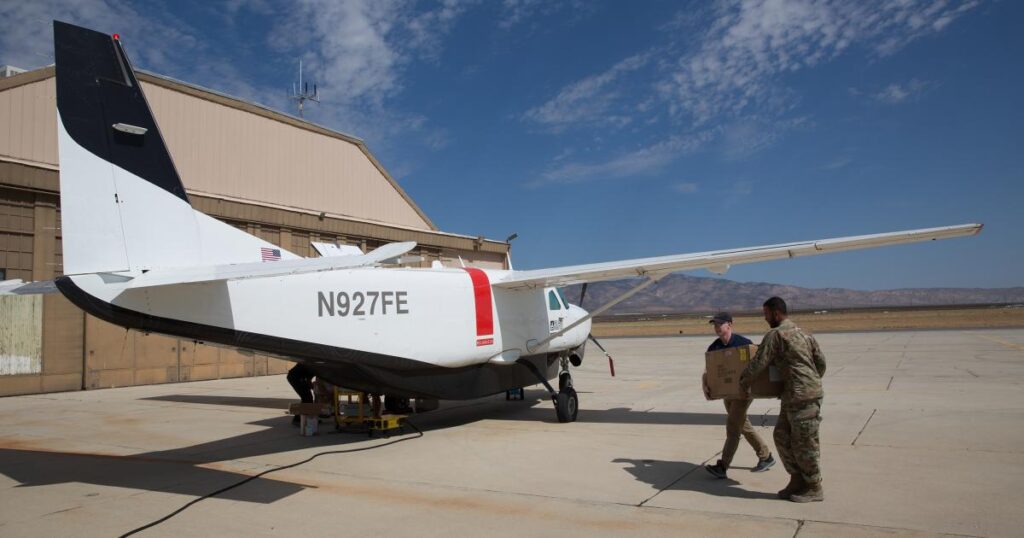 Autonoom vliegende C208B USAF